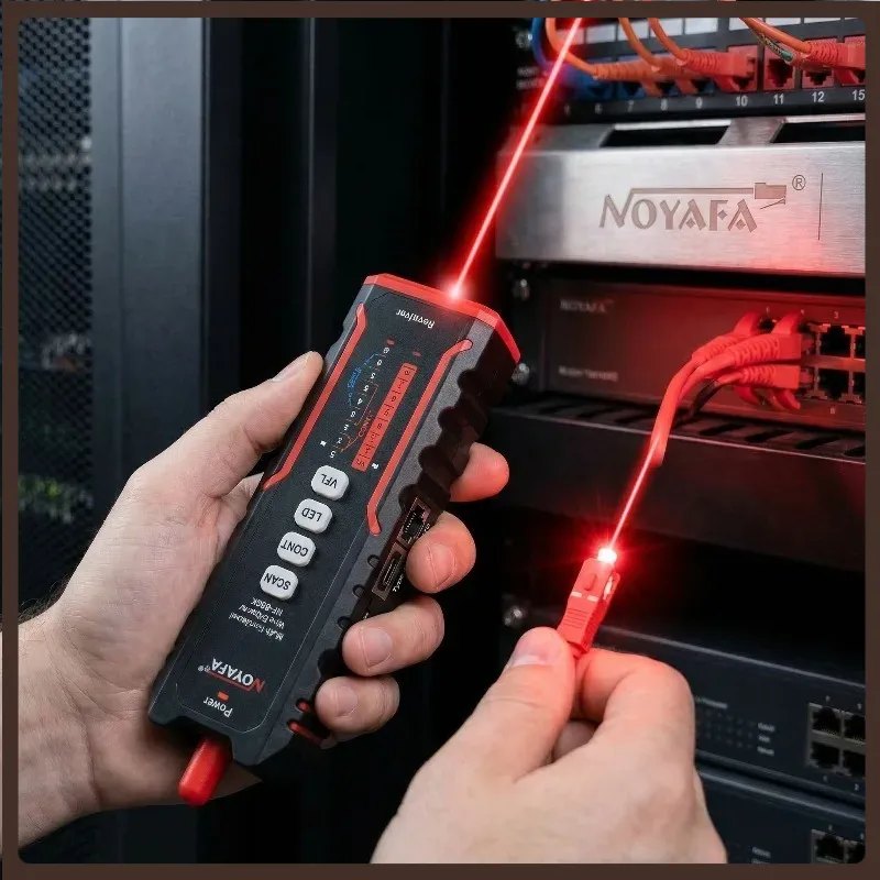 Power Tools Red - NOYAFA NF-859GT/GS/MG Professional Network Cable Testing