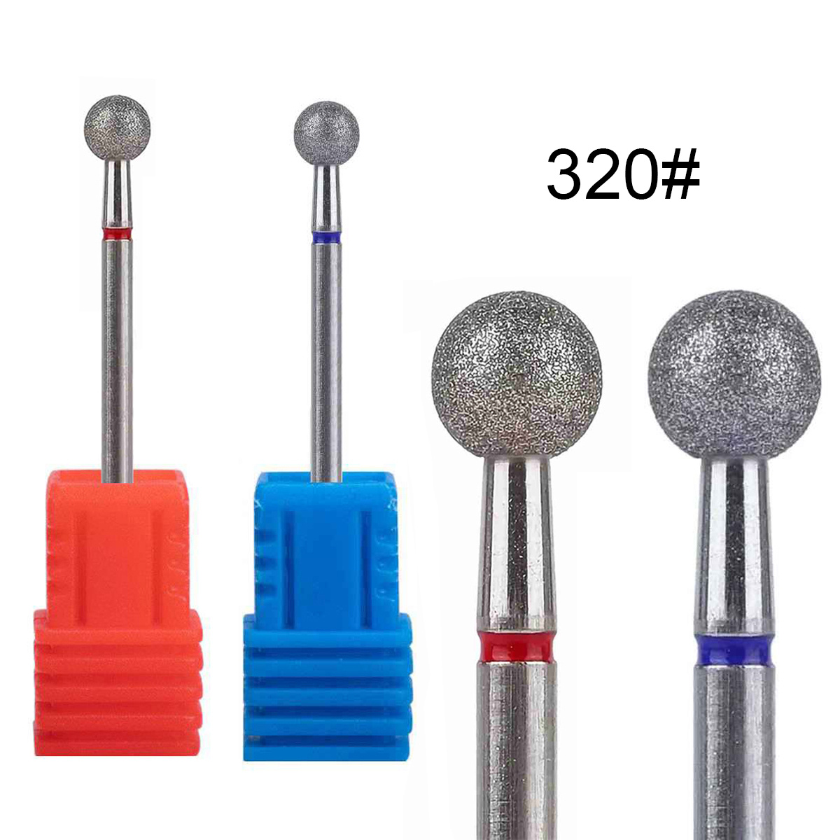 Power Tools Review - 1/2/4Pcs Diamond Nail Drill Bit Rotary