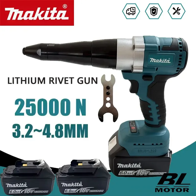 Power Tools Review - Makita 25000N Brushless Electric Rivet Gun
