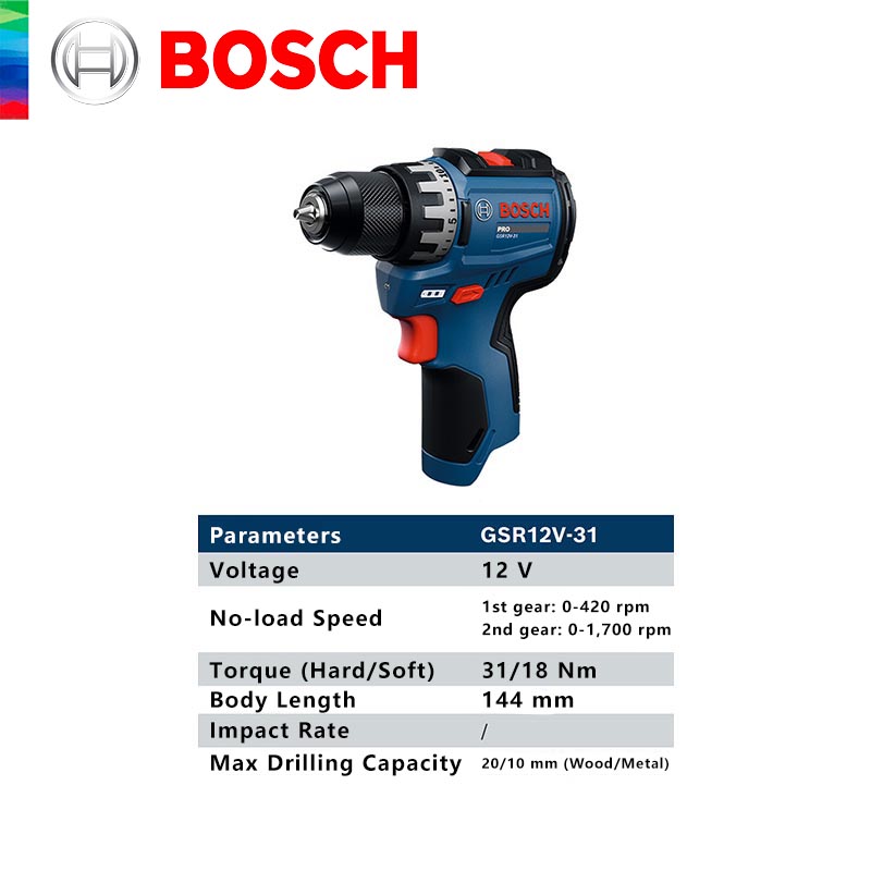 BOSCH GSR 12V-31 Professional  - Power Tools Wood review and price