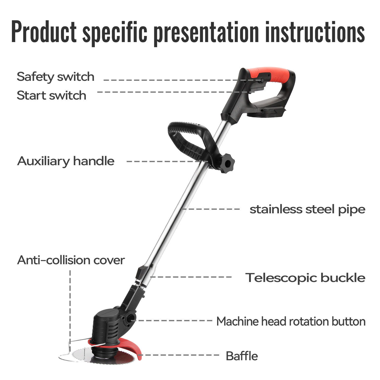 Lithium Electric Grass Trimmer - Power Tools Garden review and price
