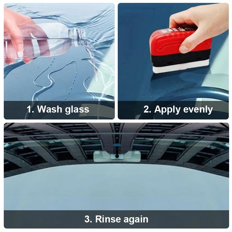 Red Car Glass Oil Film Cleaner - Power Tools Red review and price