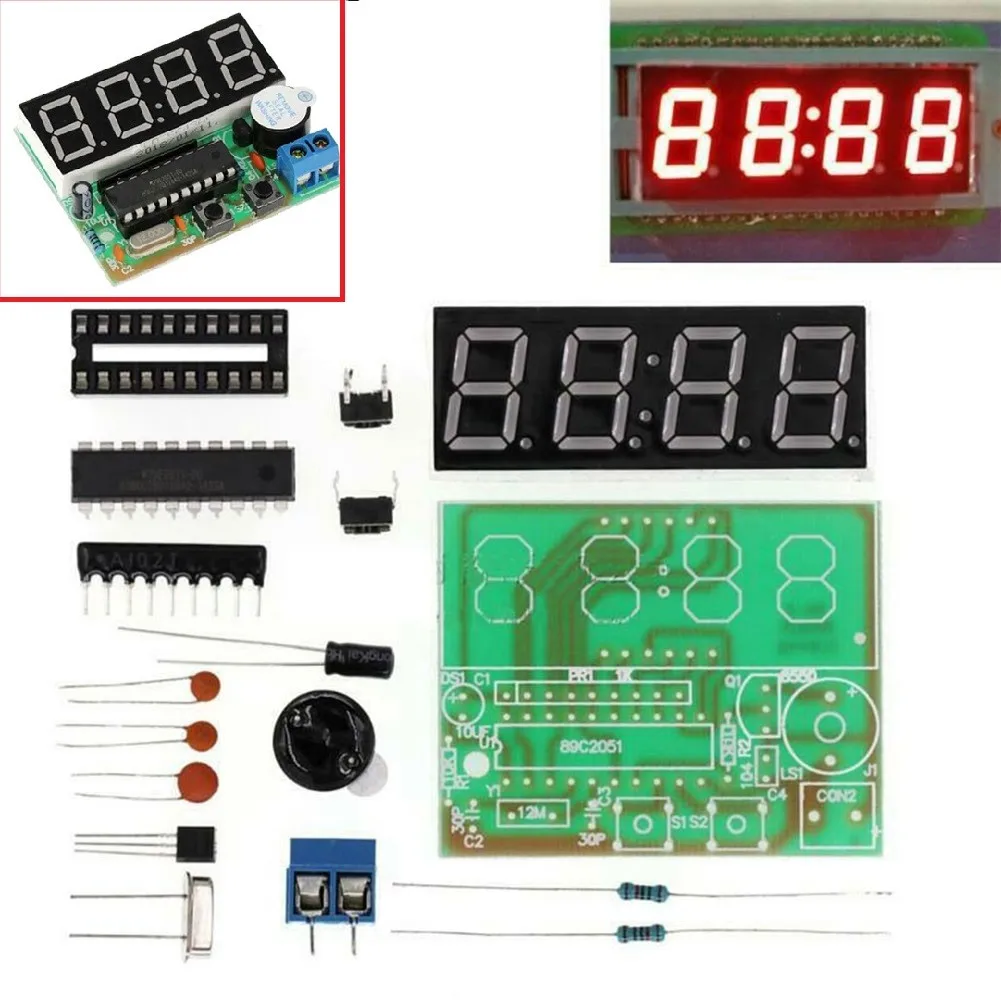 4-bit Digital Clock DIY Solder - Power Tools Skills review and price