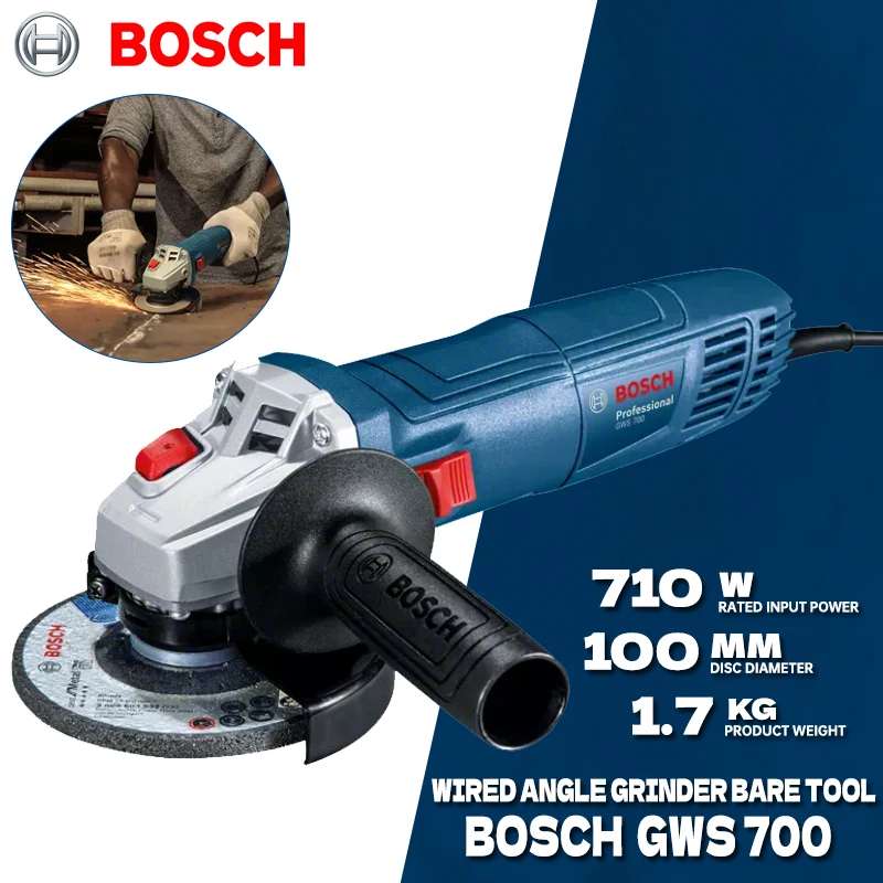 BOSCH GWS 700 Wired Angle Grin - Power Tools Wood review and price
