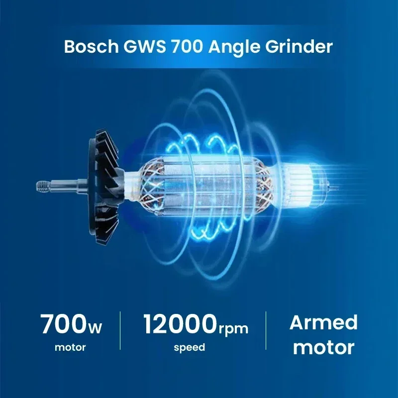 BOSCH GWS 700 Wired Angle Grin - Power Tools Wood review and price