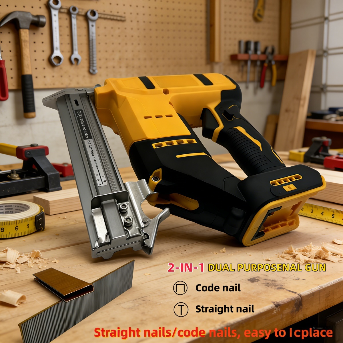 2-IN-1 Brushless Cordless Brad - Staple Gun Electric review and price