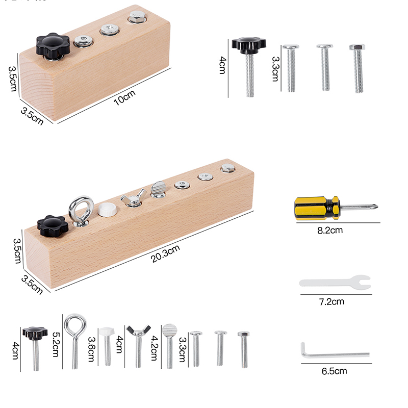 Kids Wooden Screw Nut Disassem - Power Tools Skills review and price