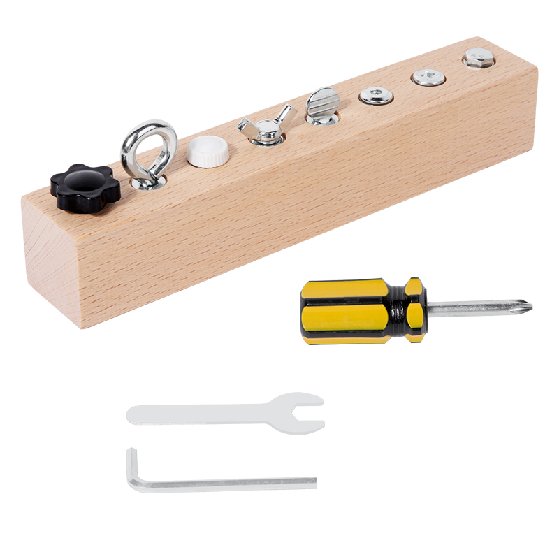 Kids Wooden Screw Nut Disassem - Power Tools Skills review and price