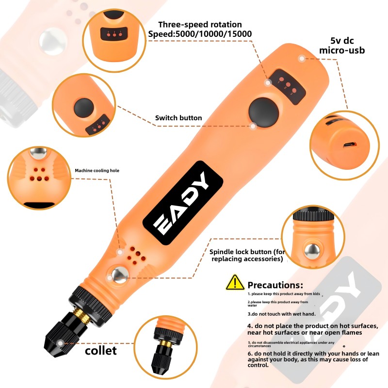 USB Cordless Rotary Tool Kit – - Power Tools Wood review and price