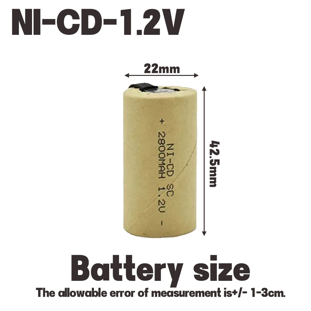 2800mAh 1.2V Ni-Cd Rechargeabl - Power Tools Ltd review and price