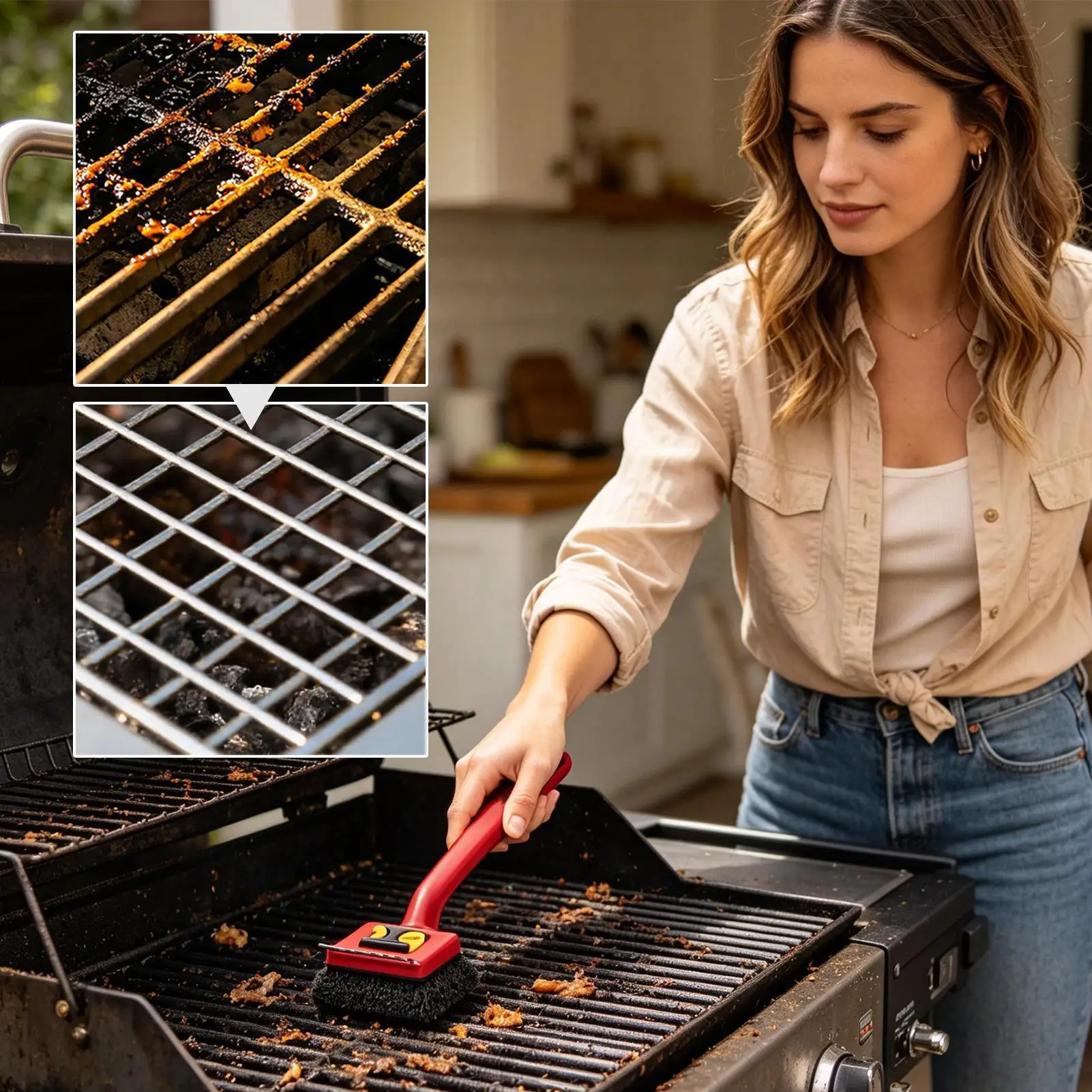 Long Handle Electric Grill Bru - Power Tools Red review and price