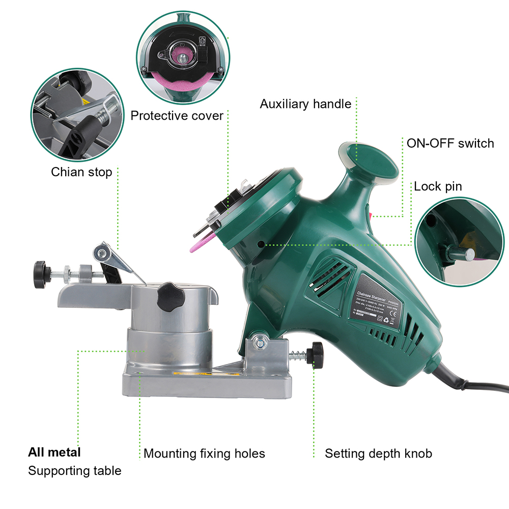 POSENPRO 250W ChainSaw Sharpen - Power Tools Review review and price