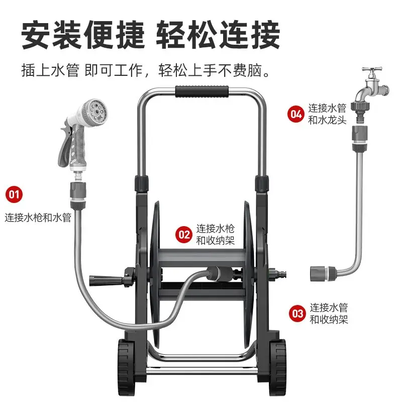 Premium Color Random Hose Reel - Power Tools Garden review and price