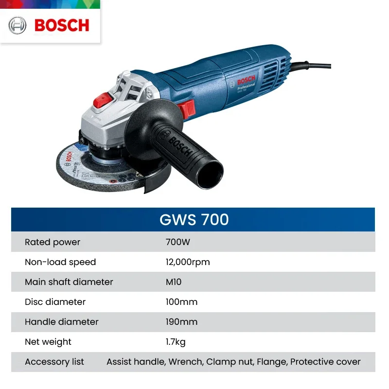 Bosch GWS700 Electric Angle Gr - Power Tools Bosch review and price