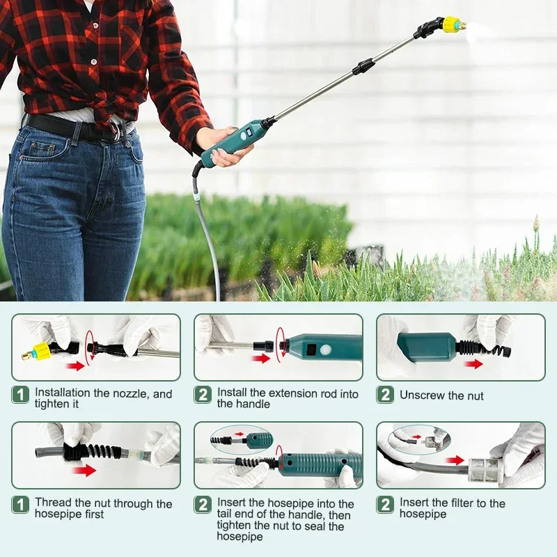 2400mAh Electric Garden Spraye - Power Tools Garden review and price