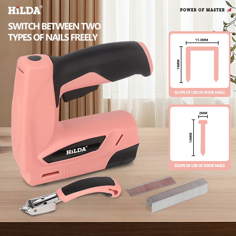 HILDA Electric Staple Nail Gun - Staple Gun Electric review and price