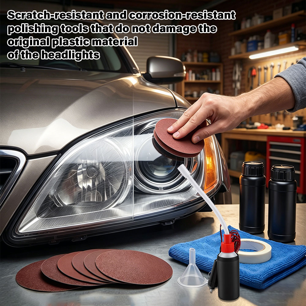 Car Headlight Lens Restoration - Power Tools Yellow review and price